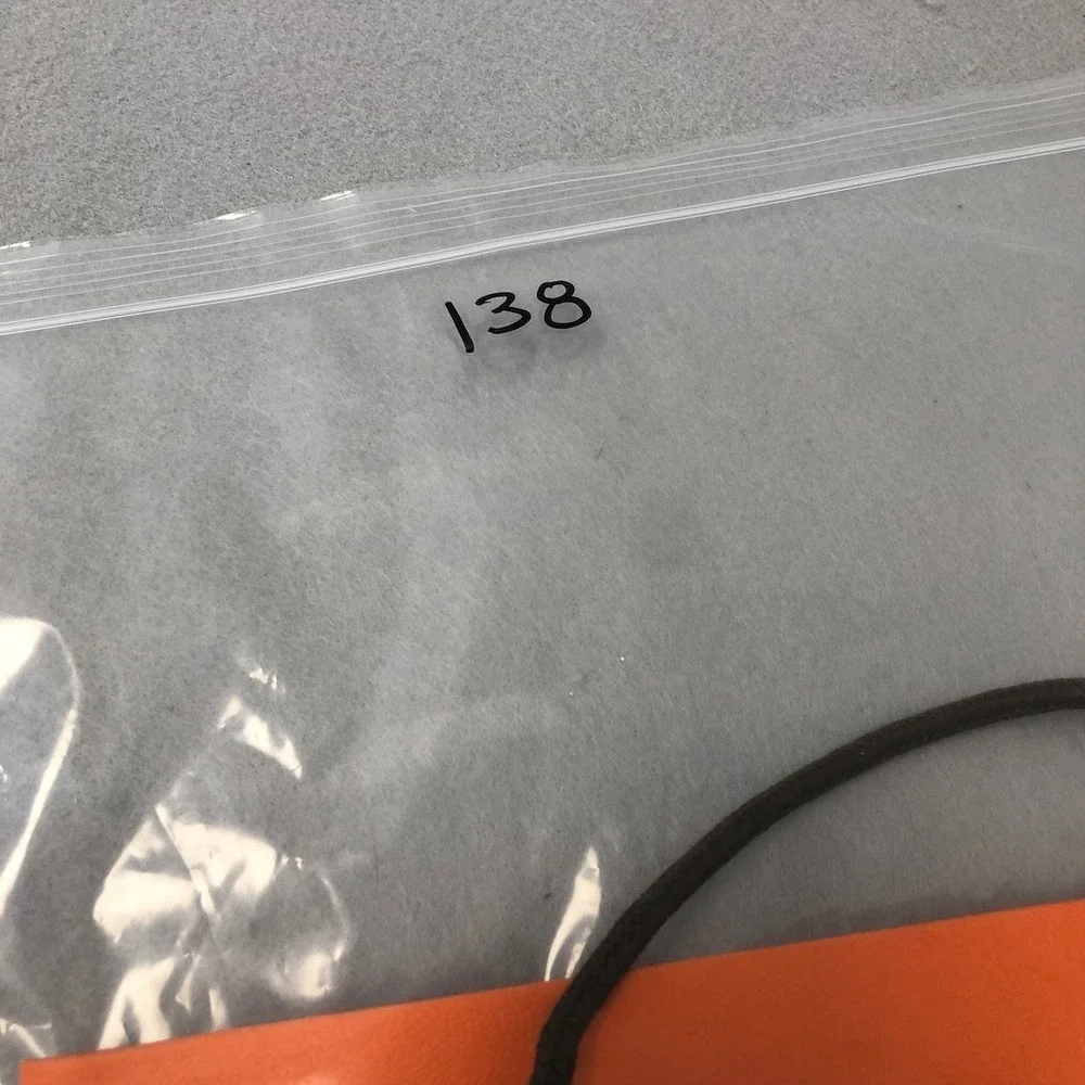 Hermes Authentic Orange Gift Paper Shopping Bag Medium Rectangle 16.5x11x4